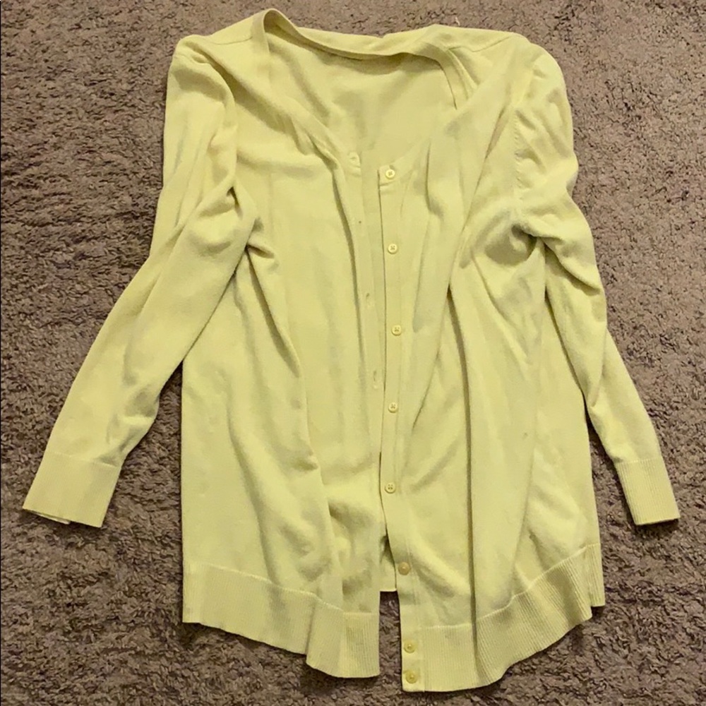 Yellow Cardigan